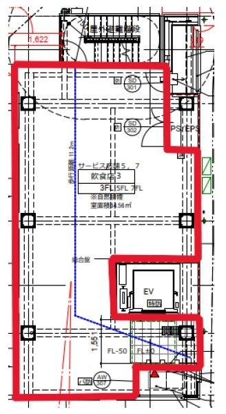 ACN三軒茶屋ビル6F 間取り図