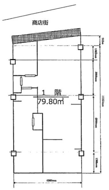 平和ビル1F 間取り図