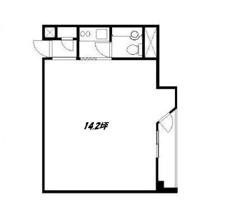 ユタカ産業ビル403 間取り図