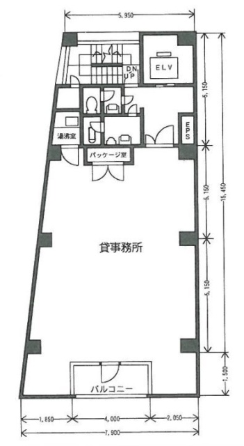 青山アイアイビル3F 間取り図