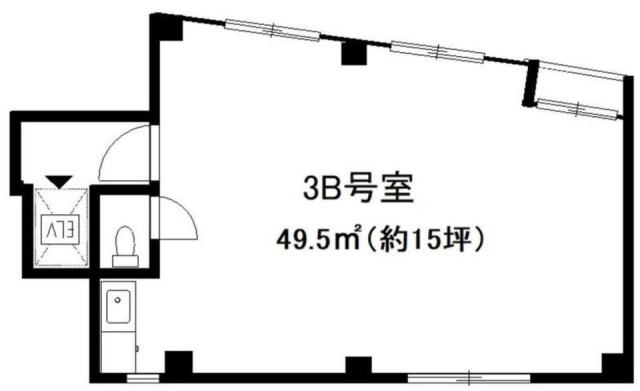 小倉ビルB 間取り図