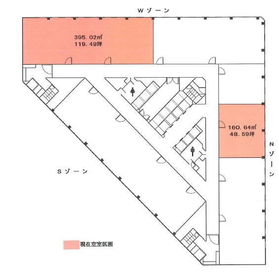 新宿第一生命ビル6F 間取り図