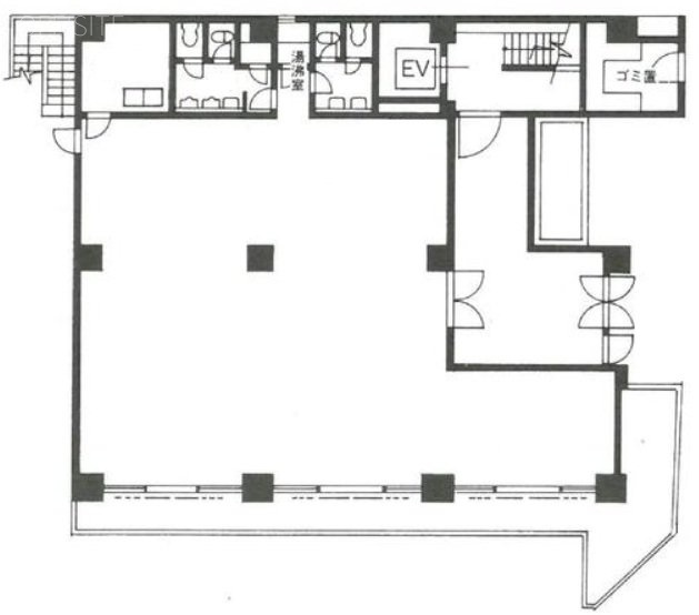 山田ビル1F 間取り図