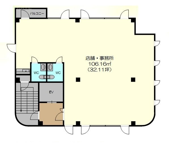 赤池ビル4F 間取り図