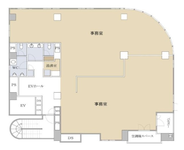 第三共立ビル4F 間取り図