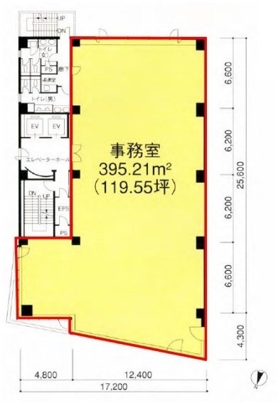 Daiwa中野坂上ビル8F 間取り図