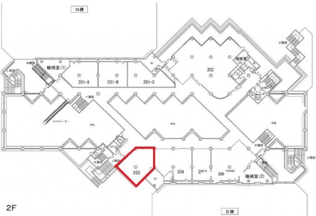 シーバンス ア・モール203 間取り図