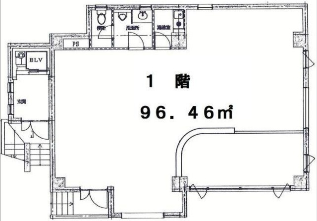 南青山ヒルズ1F 間取り図