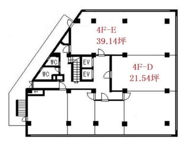 山の手ビルD 間取り図