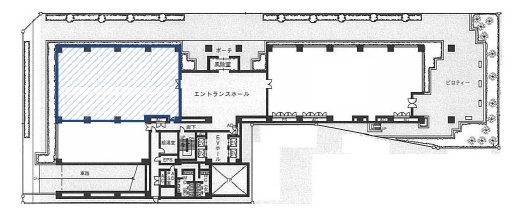 コスモパークビル1F 間取り図