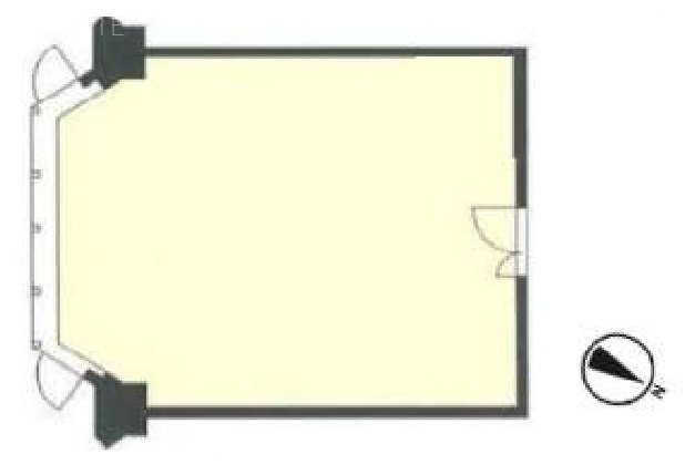 市ヶ谷法曹ビル202 間取り図