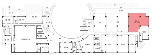 ベルブ永山503-1 間取り図