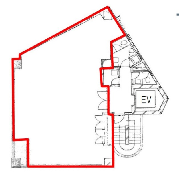 初台村上ビル6F 間取り図