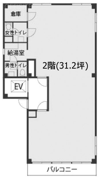 KS小宮ビル2F 間取り図