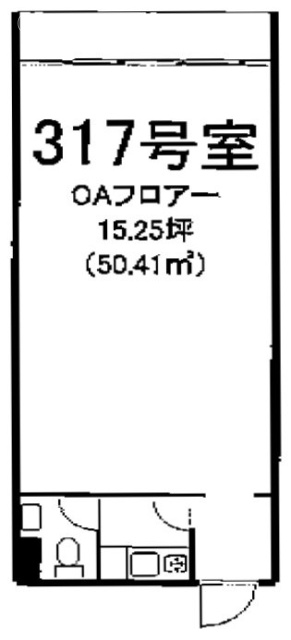 東京セントラル表参道317 間取り図