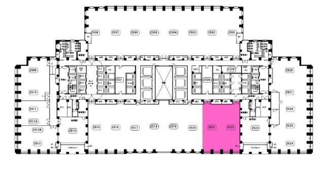山王パークタワー25F 間取り図