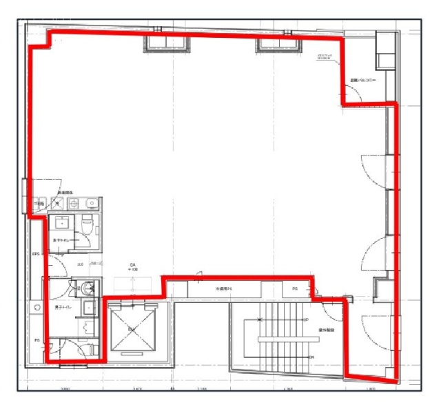 ACN東麻布ビル7F 間取り図