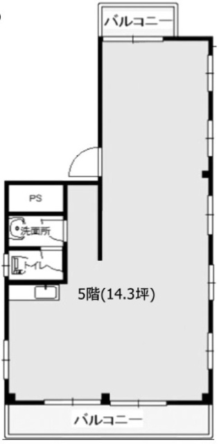 サトービル5F 間取り図