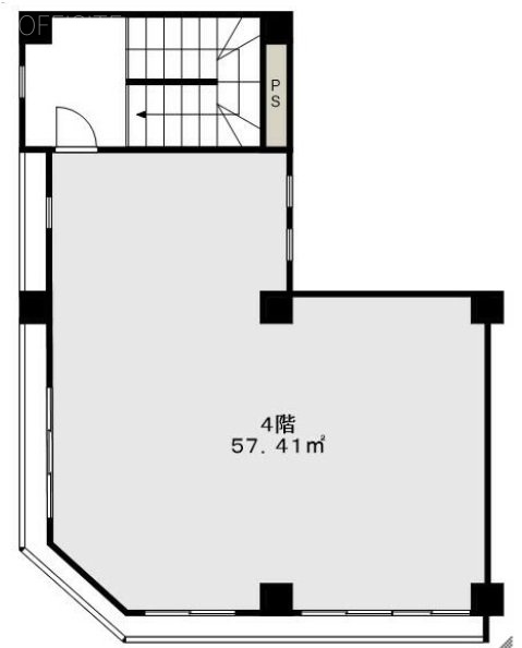 西蒲田大和ビル4F 間取り図