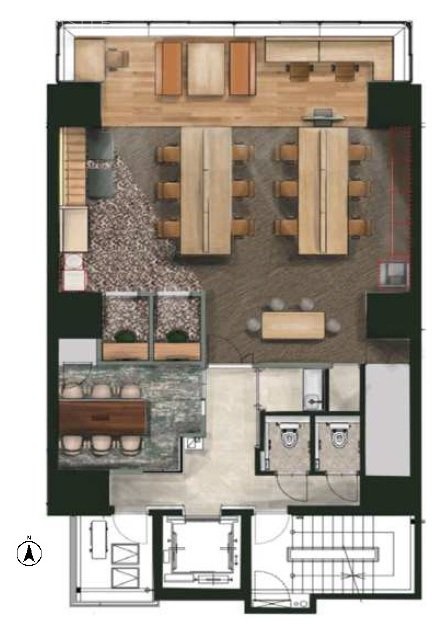 CIRCLES渋谷7F 間取り図