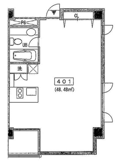 TRUST VALUE 千駄木601 間取り図