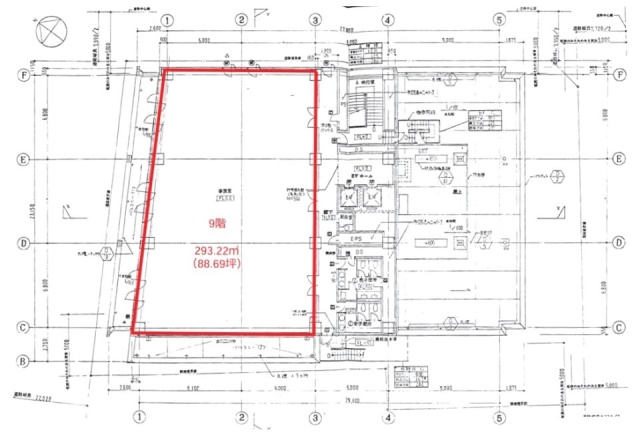 人形町センタービル9F 間取り図