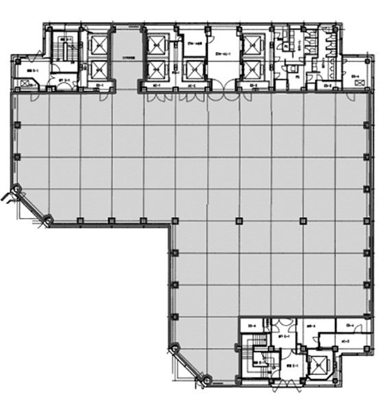 虎ノ門ツインビルディングW301 間取り図