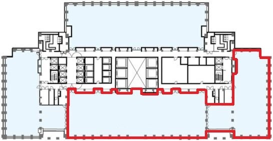 山王パークタワー22F 間取り図