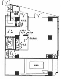 第一瀬野ビル1F 間取り図