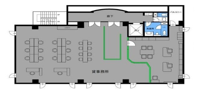 ジャロックビル3F 間取り図