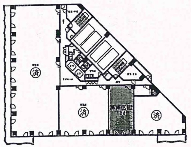 稲毛海岸ビル604 間取り図
