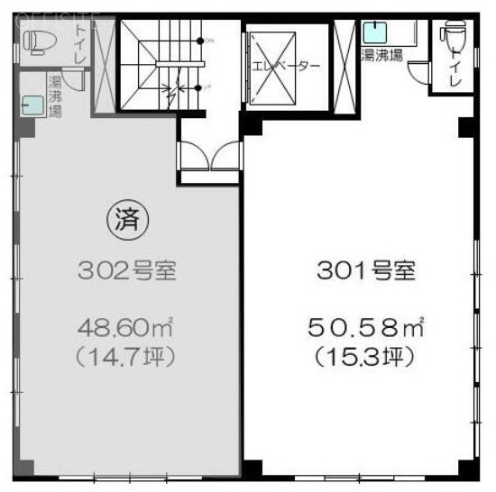 大室ビル301 間取り図