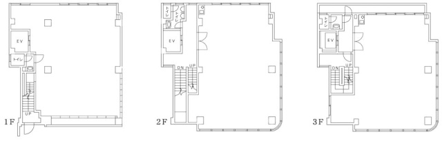 両国鈴木ビル1F~3F 間取り図