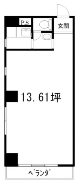 ストークベル浜松町506 間取り図