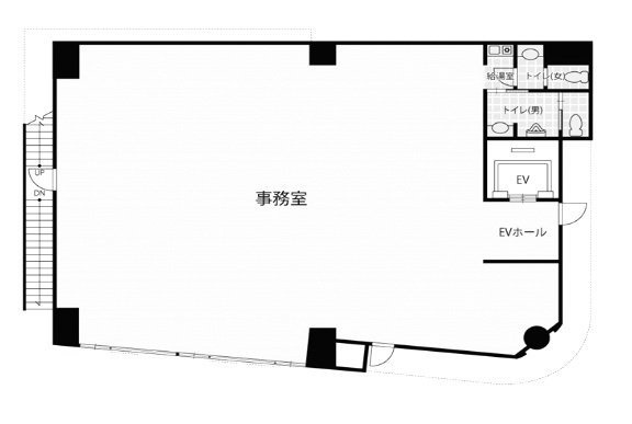 スタッフハウスビル3F 間取り図