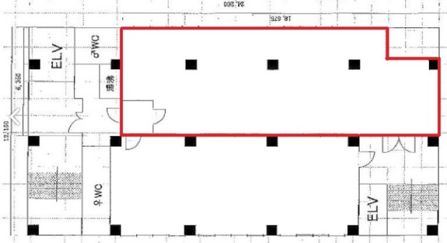 キャビックビル801 間取り図