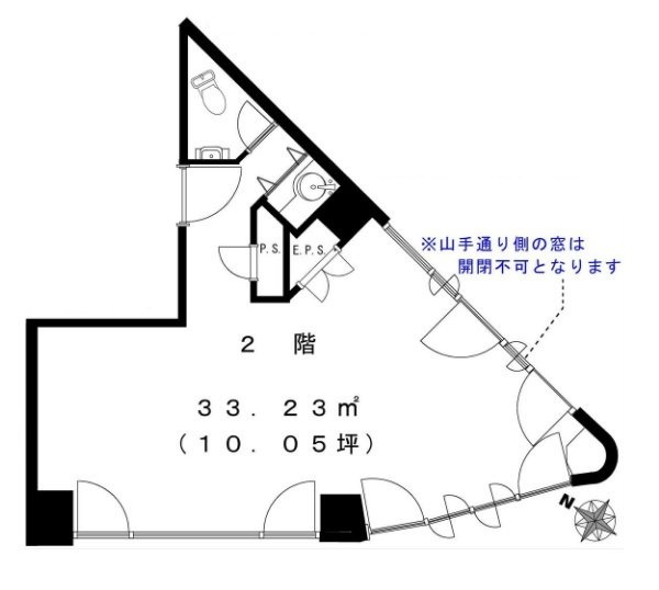 トーシンスペースビルアネックス2F 間取り図