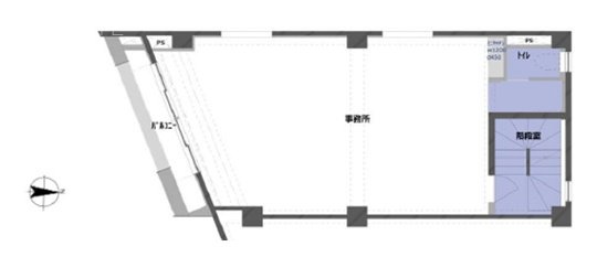 LA CITY 麻布十番 LUCE4F 間取り図