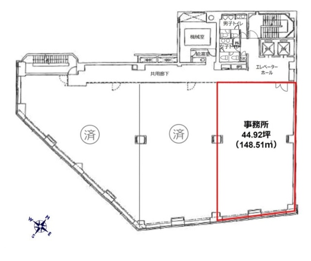 メットライフ川崎ビルC 間取り図