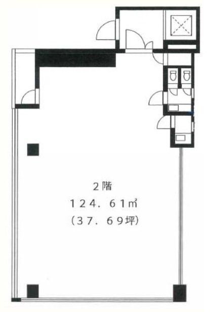 芸文社ビル2F 間取り図