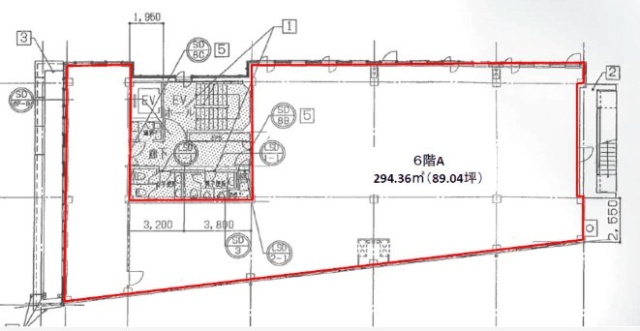井門美竹ビルA 間取り図