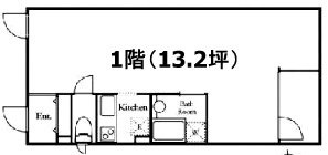 エスペランス恵比寿1F 間取り図