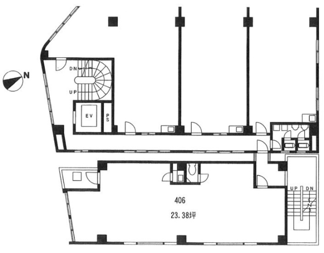 伊藤ビル406 間取り図