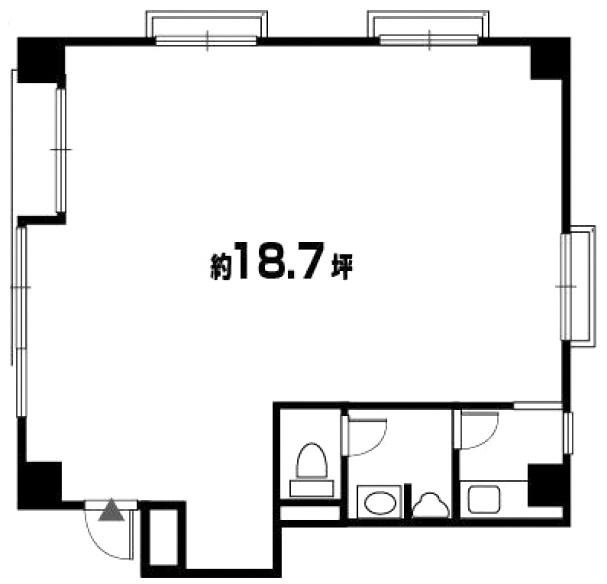 三貴ビル902 間取り図