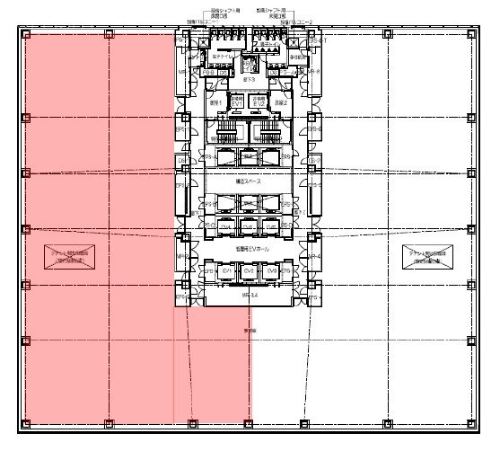 有明セントラルタワー8F 間取り図