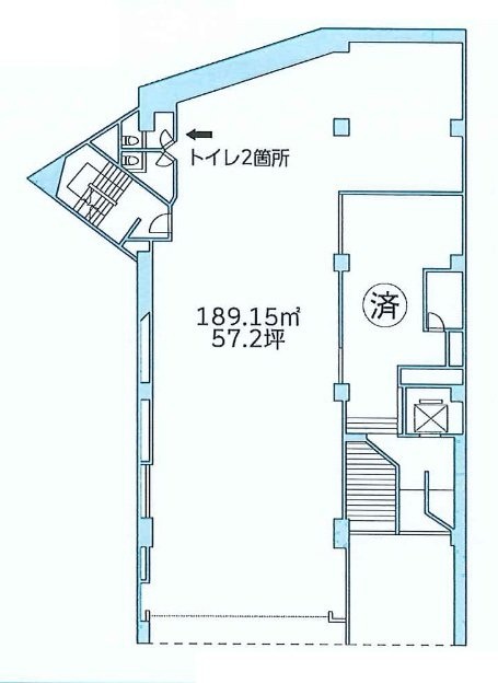 シオカワビル1F 間取り図