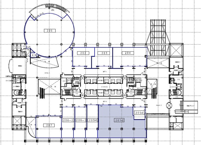 台場フロンティアビル2F 間取り図