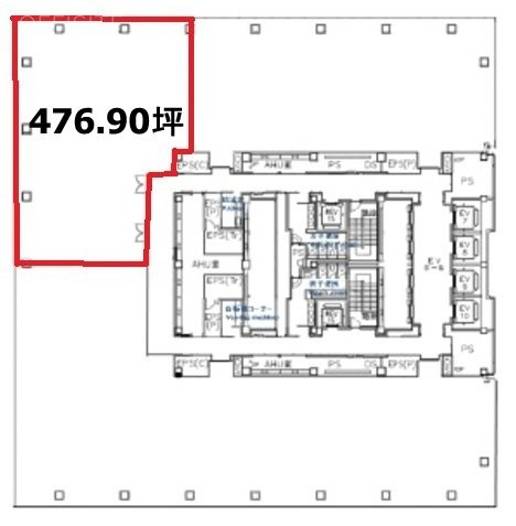 パシフィックセンチュリープレイス丸の内20F 間取り図