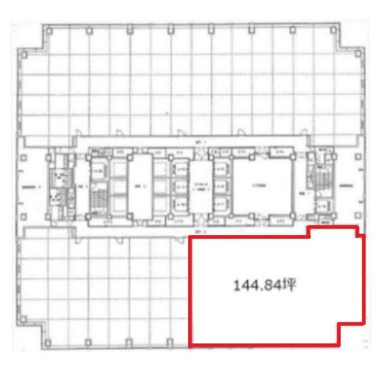 ワールドビジネスガーデン(WBG)マリブウエスト 間取り図