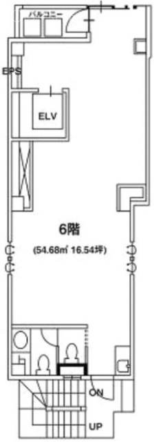 岩本町194ビル6F 間取り図